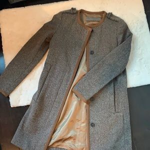 Zara collar less coat